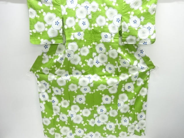 JAPANESE KIMONO / YUKATA / COTTON / KOBAI / UME